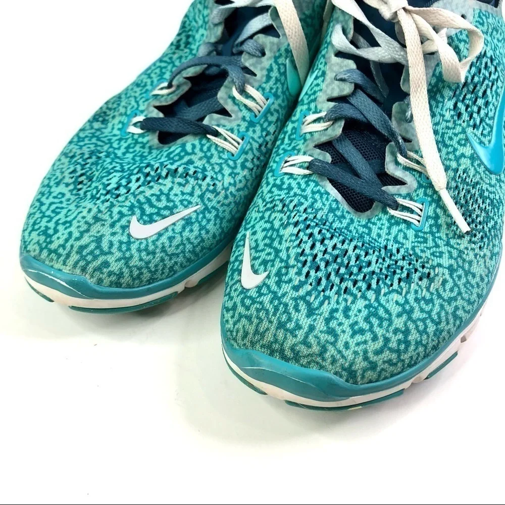 Nike Free TR Fit 4 blue running shoes women’s 8
